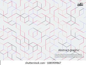 Grafische Abbildung mit geometrischem Muster. Eps10 Vektorillustration Illustration.