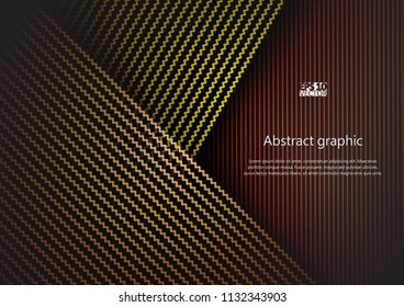 Graphic illustration with geometric pattern. Eps10 Vector illustration.