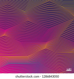 Graphic illustration with geometric pattern. Eps10 Vector illustration.