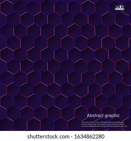 Graphic illustration with geometric pattern. Eps10 Vector illustration.