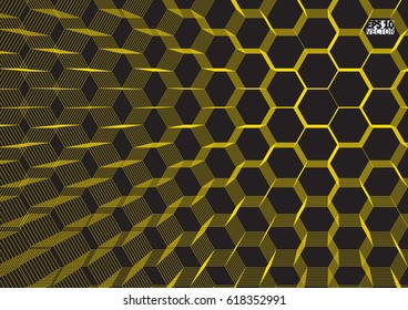 Graphic illustration with geometric pattern. Eps10 Vector illustration.