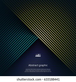 Graphic illustration with geometric pattern. Eps10 Vector illustration.