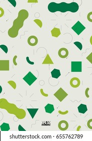 Graphic illustration with geometric pattern. Eps10 Vector illustration.