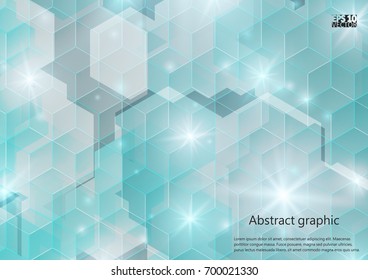 Graphic illustration with geometric pattern. Eps10 Vector illustration.