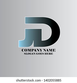 Graphic Illustration Logo Initial J D