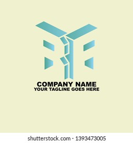 graphic illustration logo initial r art