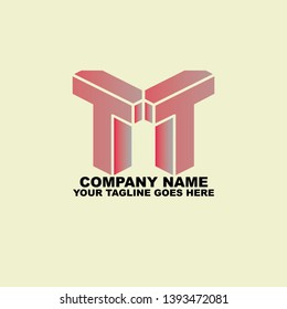 graphic illustration logo initial t art