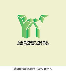 graphic illustration logo initial y art