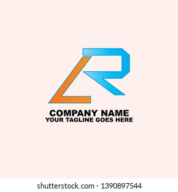 graphic illustration logo initial z r