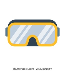 Ilustración gráfica de gafas protectoras