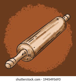 Illustration graphique d'ustensiles de cuisson à la craie pour créer des cartes de voeux, des autocollants et bien d'autres encore.