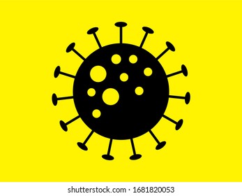 graphic illustration vector of corona virus in wuhan,corona virus infection. 2019-nvoc virus.corona virus microbe.