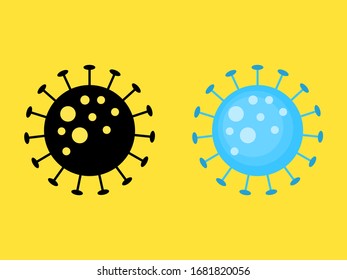 graphic illustration vector of corona virus in wuhan,corona virus infection. 2019-nvoc virus.corona virus microbe.
