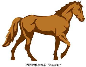 Horse Walking Stock Images, Royalty-Free Images & Vectors | Shutterstock