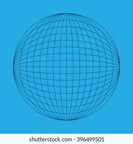 Graphic Illustrative Vector Globe 