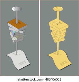 graphic image of books