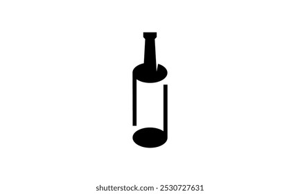 a graphic image with a bottle tone theme, on a white background. vector graphic base.