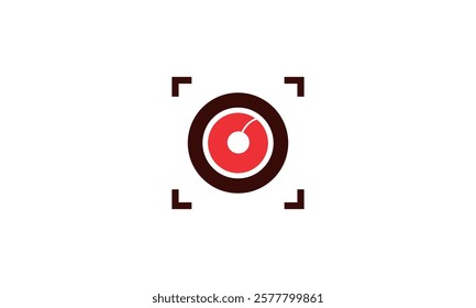 a graphic image with a cherry bread photography theme, on a white background. vector graphic base.