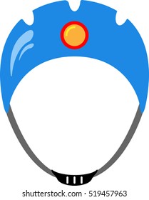 Graphic image of climbing helmet