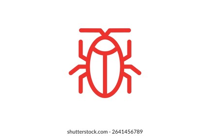a graphic image with a cockroach theme, on a white background. vector graphic base.