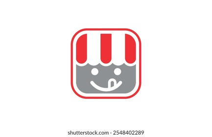 Una Imagen gráfica con un tema de puesto de comida, sobre un fondo blanco. Vector base gráfica.
