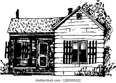 graphic image of the house 9