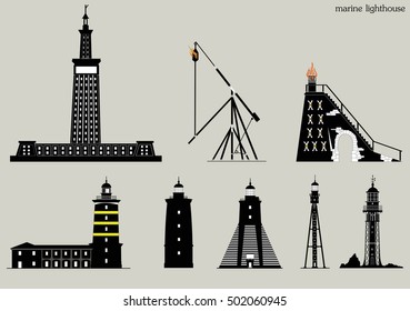 a graphic image of the lighthouse