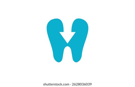 a graphic image with a lower teeth theme, on a white background. vector graphic base.