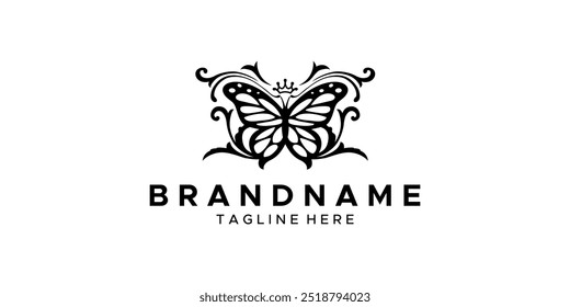 a graphic image with a monarch butterfly theme, on a white background. vector graphic base.