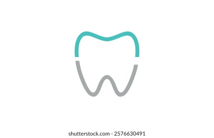 a graphic image with MW teeth theme, white background. vector graphic base.