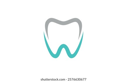 a graphic image with MW teeth theme, white background. vector graphic base.