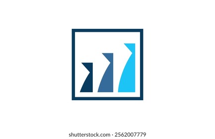 a graphic image on the theme of financial growth, on a white background. vector graphic base.