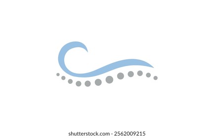 a graphic image on the theme of orthopedic services, on a white background. vector graphic base.