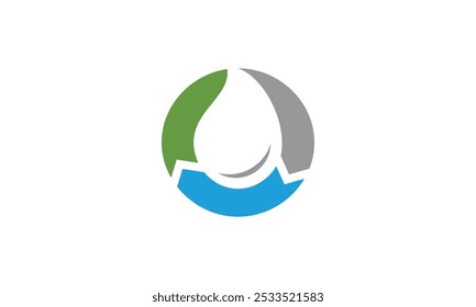 a graphic image on the theme of water recycling, on a white background. vector graphic base.