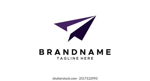 a graphic image with paper airplane theme, white background. vector graphic base.