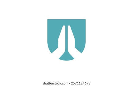 a graphic image with a prayer theme, on a white background. vector graphic base.