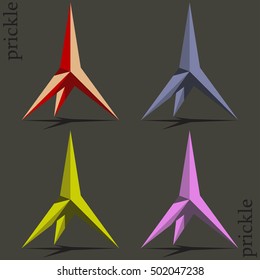 graphic image of a prickle