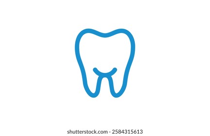 a graphic image with a smile teeth theme on a white background. vector graphic base.