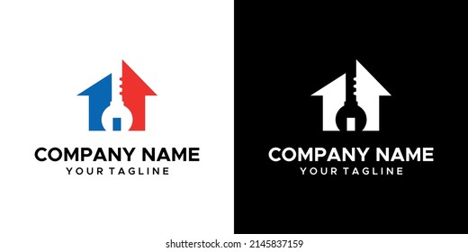 a graphic image with the theme of buying and selling houses. black and white background. vector graphics base.