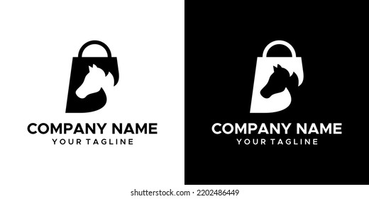 una imagen gráfica con el tema de la compra y venta de caballos, en un fondo blanco y negro. base de gráficos vectoriales.