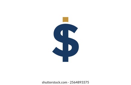 a graphic image themed Si dollar, white background. vector graphic base.