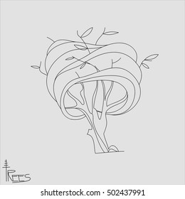graphic image of a tree