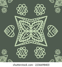 graphic image Vector type. Seamless. Suitable as background images for textures, fabrics, clothing, wrapping, rugs.