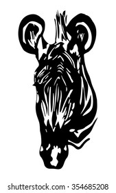 The graphic image of Zebra