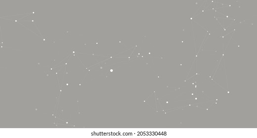 Graphic internet net design. Network perspective polygonal background. Vector illustration