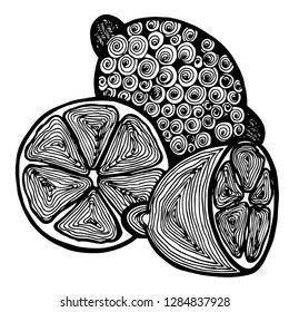 graphic lemon filling
