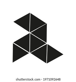 Graphic Letter R Triangle Logo Your Stock Vector (Royalty Free ...