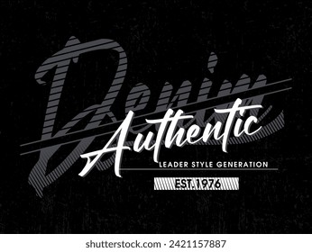 Graphic lettering specified for shirts and prints and backgrounds. Vector eps 10