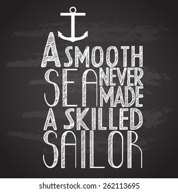 Graphic letters wish for black graphite board. Vector illustration. Illustration for greeting cards, invitations, and other printing and web projects.
