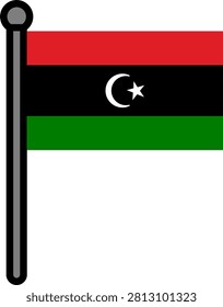 Graphic of Libyan National Flag